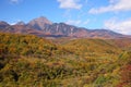 Mt. Yatsugatake in autumn Royalty Free Stock Photo