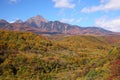 Mt. Yatsugatake in autumn Royalty Free Stock Photo