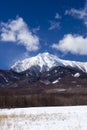 Mt. Yatsugatake in winter Royalty Free Stock Photo