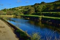 MTARFA, MALTA - Dec 11, 2014: Man made reservoir of rain water in the Chadwick Lakes countryside, Malta