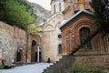 St. David`s Church called Mamadaviti on the slope of Mount Mtats Royalty Free Stock Photo