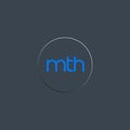 MTH company initial letters monogram. MTH letters logo Royalty Free Stock Photo