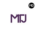MTJ Logo Letter Monogram Design Royalty Free Stock Photo