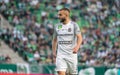 MTK Budapest midfielder Benedek Varju during Hungarian OTP Bank Liga Gameweek 32 match Ferencvaros vs MTK Budapest (0-3 Royalty Free Stock Photo