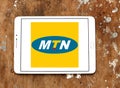 Mtn mobile operator logo Royalty Free Stock Photo