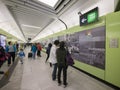 MTR HKU station corridor - The extension of Island Line to Western District, Hong Kong