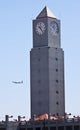 A MTS Clock Tower Shot in San Diego Royalty Free Stock Photo