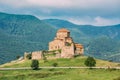 Mtskheta Georgia. Scenic View Of Jvari, Georgian Orthodox Monast Royalty Free Stock Photo