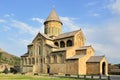 Mtskheta, Sweti Cchoweli - cathedral church in the Mccheta city in Georgia Royalty Free Stock Photo