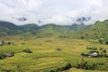 Mu Cang Chai Rice Terrace Fields Royalty Free Stock Photo