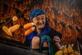 MU CANG CHAI, VIETNAM, September 20, 2017: Undefined Vietnamese