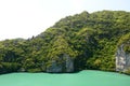 Thale Nai, the emerald lagoon. Mae Koh island. Mu Ko Ang Thong National Park. Surat Thani province. Thailand Royalty Free Stock Photo