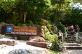 The departing point of Pha Jun Jaras nature trail. Ko Wua Ta Lap. Mu Ko Ang Thong National Park. Surat Thani province. Thailand