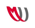 MU letter logo icon template