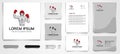 muay thai, boxing badge logo and business card branding template design inspiration Isolated On white Backgrounds Royalty Free Stock Photo