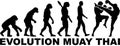 Muay Thai evolution Royalty Free Stock Photo