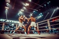 Muay thai fighting in Bangkok in Thailand