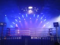 muaythai stadium light blue fighting