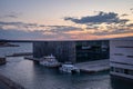 MuCEM Museum at Sunset in Marseille Royalty Free Stock Photo