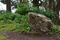 Greywacke rock memorial with plaque on Mt Davidson San Francisco, 4. Royalty Free Stock Photo