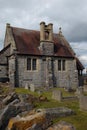 Much Wenlock cemetery and chapel in Shropshire, England Royalty Free Stock Photo