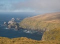 Hermaness on the north coast of the island of Unst in the Shetland archipelago in Scotland, UK. The