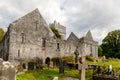 Muckross Abbey and Cemetery in Killarney National Park, Ireland, Ring of Kerry. Royalty Free Stock Photo