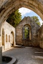 Muckross Abbey and Cemetery in Killarney National Park, Ireland, Ring of Kerry. Royalty Free Stock Photo