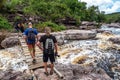 Mucuge, Brazil - Jan 03, 2024: The river Mucugezinho in Chapada Diamantina, Bahia, Brazil Royalty Free Stock Photo