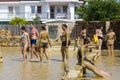 Mud baths to improve the condition of the skin and strengthen the immune system