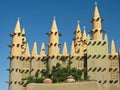 Mud brick mosque, Saba. Royalty Free Stock Photo