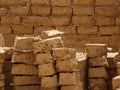 Mud bricks Royalty Free Stock Photo