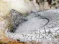 Mud Caldron and cracked earth