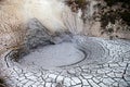Mud Caldron and cracked earth