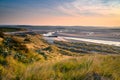 Mud Flats and Dunes at Budle Bay Royalty Free Stock Photo