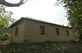 The mud house is quite beautiful in green nature Royalty Free Stock Photo