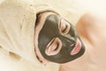 Mud Mask on the face.Spa.