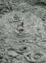 Bubbling, splashing and boiling mud pool, Rotorua, New Zealand