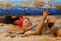 Mud Run Woman Fun Wet