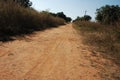 Mud Rural Road Way Through Fields Royalty Free Stock Photo