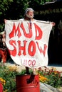 Mud show at the Bristol Renaissance Faire Royalty Free Stock Photo