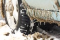 Mud and Snow tires Royalty Free Stock Photo