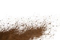 mud splash isolated on white background . Royalty Free Stock Photo