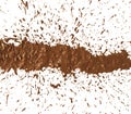 Mud splat pattern Royalty Free Stock Photo