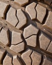 Mud terrain tire. Royalty Free Stock Photo