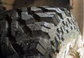 Mud terrain tire Royalty Free Stock Photo