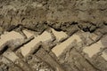 Mud texture or wet gray soil Royalty Free Stock Photo