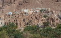 Mud town in Wadi Doan, Hadramaut province, Yemen Royalty Free Stock Photo