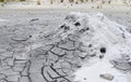 Mud Volcano with Emission of Liquid and Solid Material - Baratang island, Andaman Nicobar Islands, India Royalty Free Stock Photo