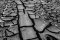 Mud Volcano at gobustan in Azerbaijan Royalty Free Stock Photo